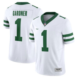 Ahmad Sauce Gardner New York Jets  CJP Apparel Vapor F.U.S.E. Limited Jersey - White