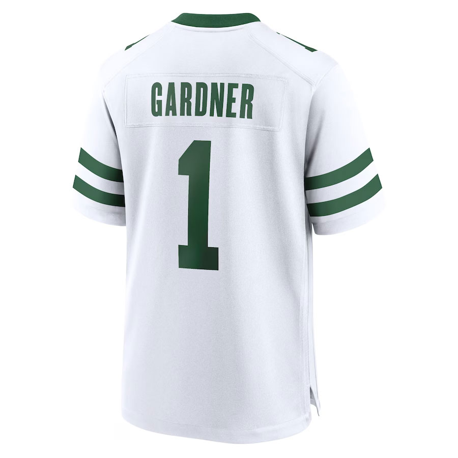 Ahmad-Sauce-Gardner-New-York-Jets-CJP-Apparel-Youth-Game-Jersey---White.Back-Viwe