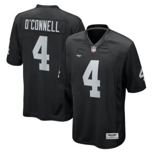 Aidan O'Connell Las Vegas Raiders CJP Apparel Game Jersey - Black