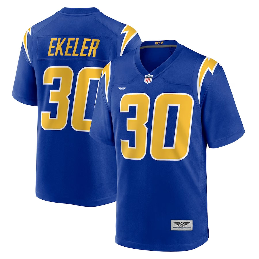 Austin-Ekeler-Los-Angeles-Chargers-CJP-Apparel-Game-Jersey---Royal