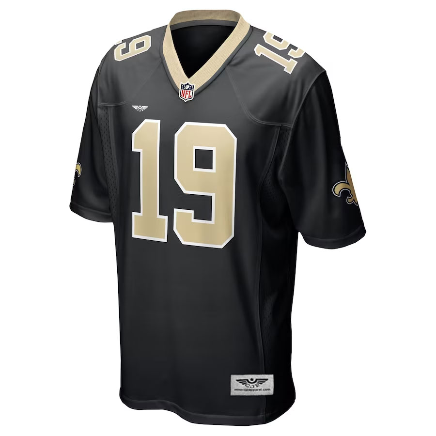 Blake-Grupe-New-Orleans-Saints-CJP-Apparel-Team-Game-Jersey---Black.Furent-Viwe