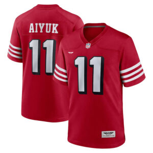Brandon Aiyuk San Francisco 49ers CJP Apparel Alternate Game Jersey - Scarlet