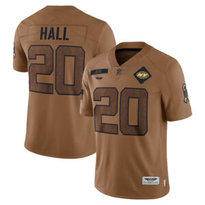 Breece Hall New York Jets  CJP Apparel 2023 Salute To Service Limited Jersey - Brown