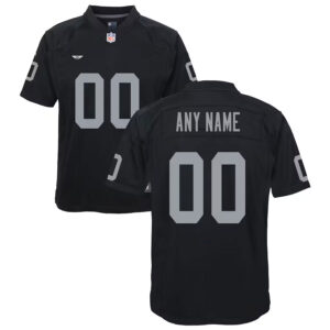 CJP Apparel Las Vegas Raiders Custom Game Jersey - Black