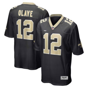 Chris Olave New Orleans Saints CJP Apparel Game Jersey - Black