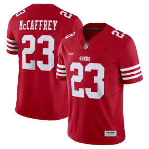 Christian McCaffrey San Francisco 49ers CJP Apparel Vapor F.U.S.E. Limited Jersey - Scarlet