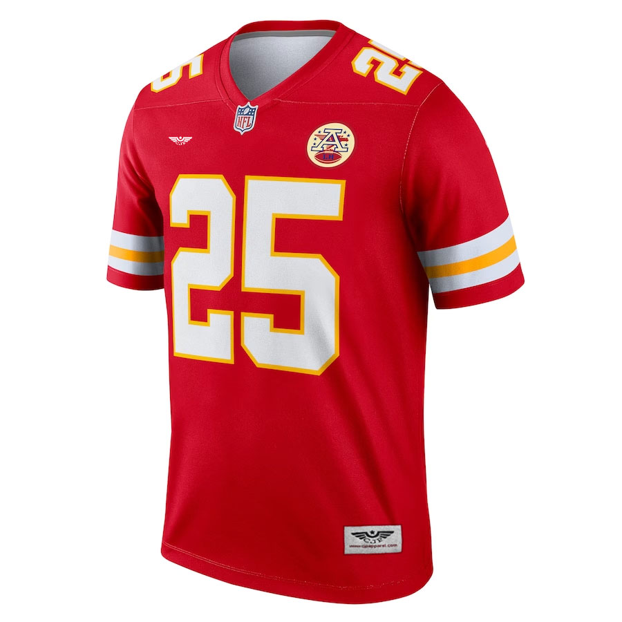 Clyde-Edwards-Helaire-Kansas-City-Chiefs-CJP-Apparel-Legend-Jersey---Red.Furent-Viwe