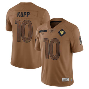 Cooper Kupp Los Angeles Rams CJP Apparel 2023 Salute To Service Limited Jersey - Brown