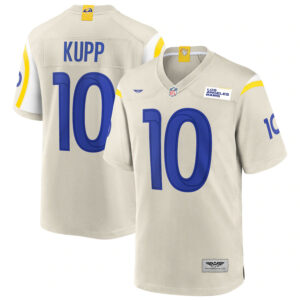 Cooper Kupp Los Angeles Rams CJP Apparel Game Jersey - Bone