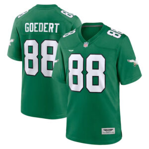 Dallas Goedert Philadelphia Eagles CJP Apparel Alternate Game Player Jersey - Kelly Green