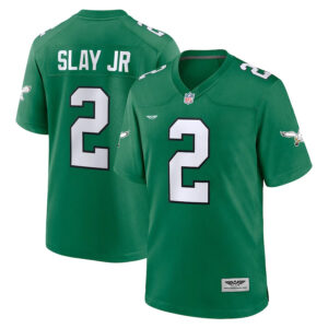 Darius Slay Philadelphia Eagles CJP Apparel Alternate Game Player Jersey - Kelly Green