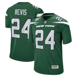 Darrelle Revis New York Jets  CJP Apparel Retired Player Game Jersey - Gotham Green
