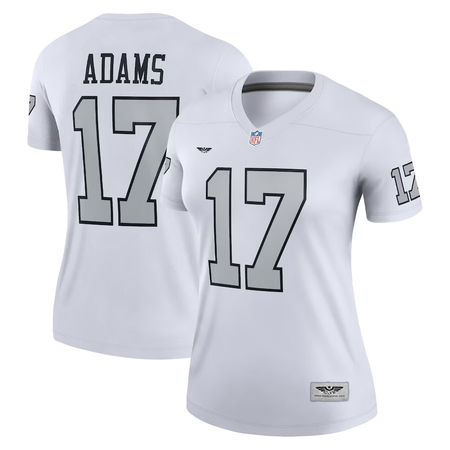 Davante-Adams-Las-Vegas-Raiders-CJP-Apparel-Women's-Alternate-Legend-Jersey---White