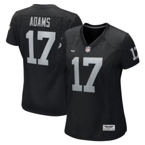 test (CopyDavante Adams Las Vegas Raiders CJP Apparel Women's Player Jersey - Black