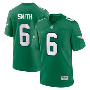 DeVonta Smith Philadelphia Eagles CJP Apparel Alternate Game Player Jersey - Kelly Green