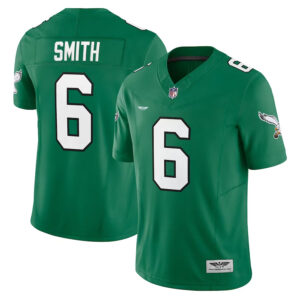 DeVonta Smith Philadelphia Eagles CJP Apparel Vapor F.U.S.E. Limited Jersey - Kelly Green