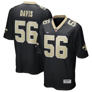 Demario Davis New Orleans Saints CJP Apparel Game Jersey - Black