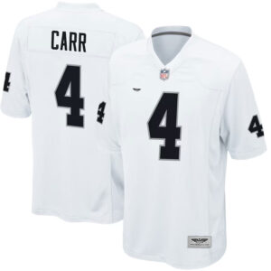 Derek Carr Las Vegas Raiders CJP Apparel Game Jersey - White