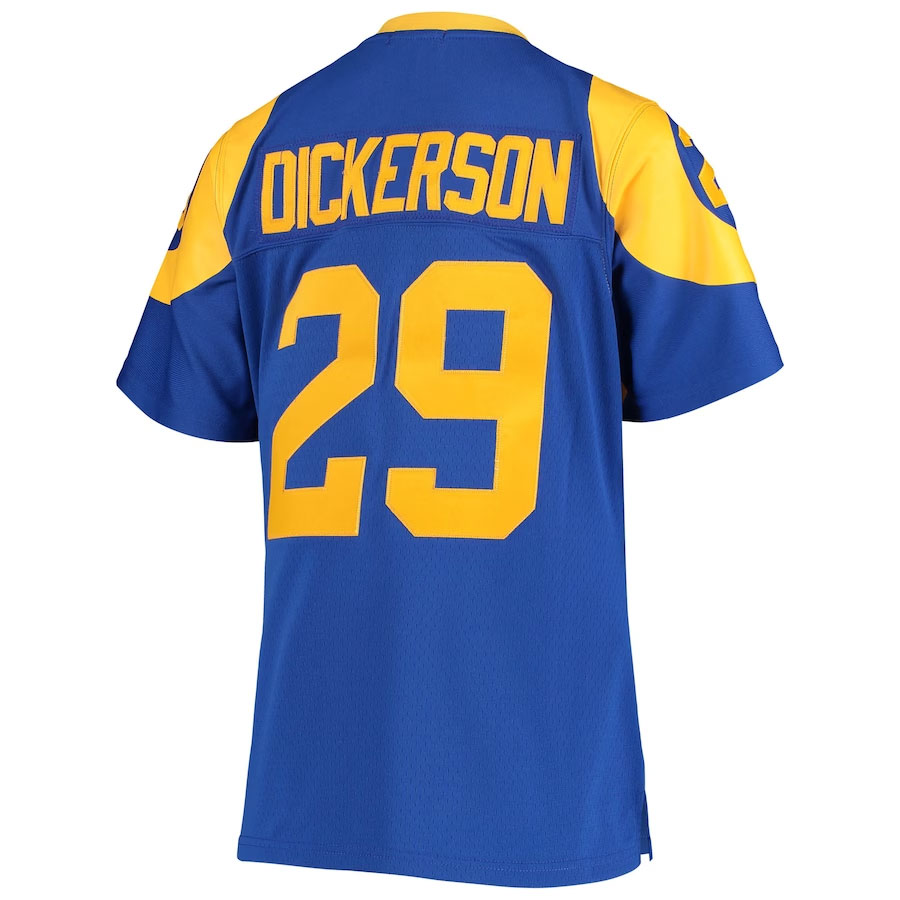Eric-Dickerson-Los-Angeles-Rams-Mitchell-&-Ness-Women's-Legacy-New-Team-Jersey---Royal.Back-Viwe