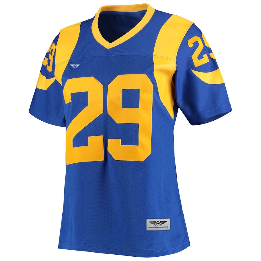Eric-Dickerson-Los-Angeles-Rams-Mitchell-&-Ness-Women's-Legacy-New-Team-Jersey---Royal.Furent-Viwe
