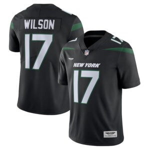 Garrett Wilson New York Jets  CJP Apparel Alternate Vapor Untouchable Limited Jersey - Stealth Black