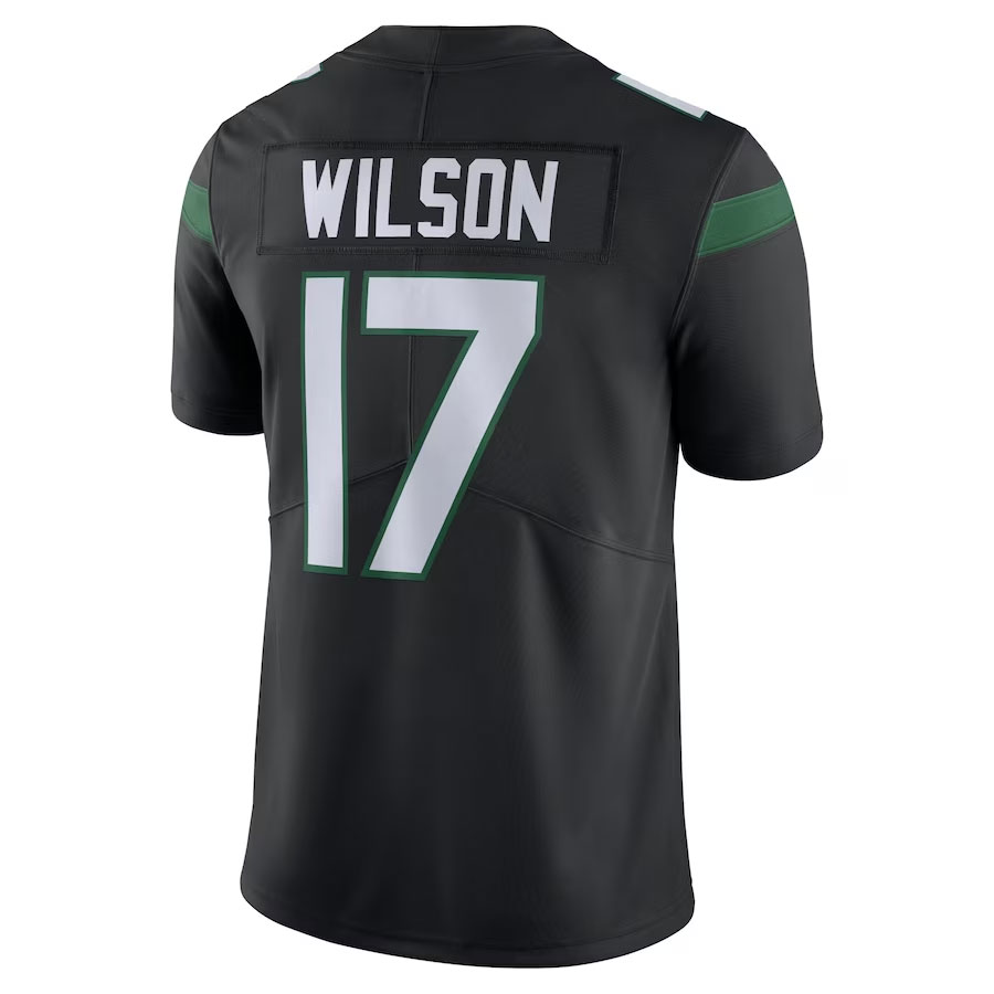 Garrett-Wilson-New-York-Jets-CJP-Apparel-Alternate-Vapor-Untouchable-Limited-Jersey---Stealth-Black.Bck-Viwe