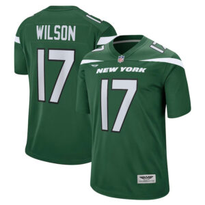 Garrett Wilson New York Jets  CJP Apparel Player Game Jersey - Green