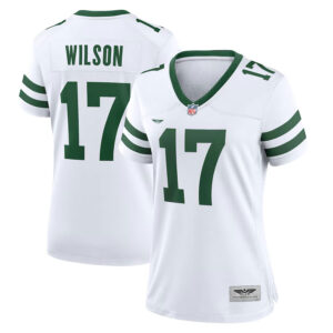 Garrett Wilson New York Jets  CJP Apparel Women's Player Jersey - White