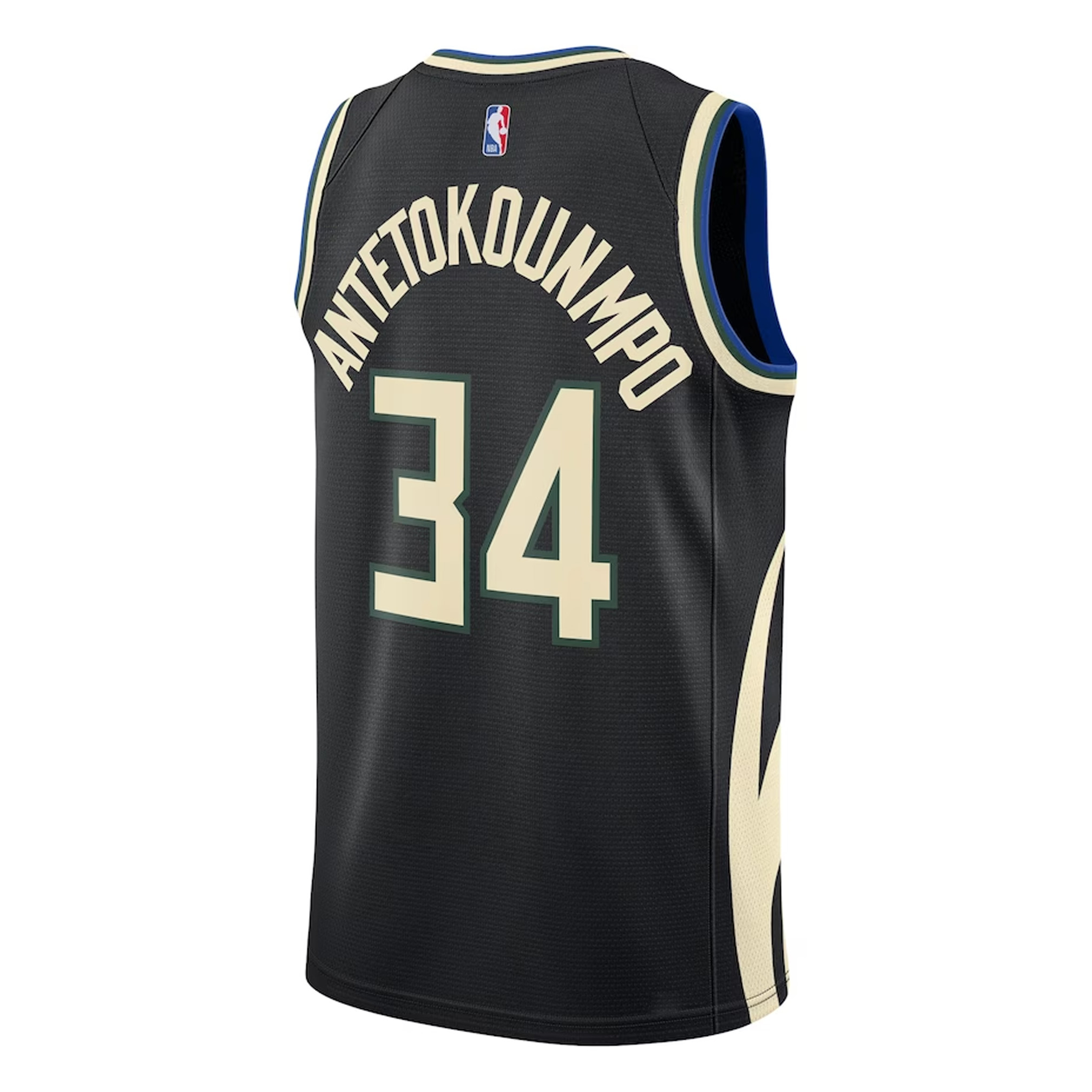 Giannis Antetokounmpo Milwaukee Bucks Jordan Brand Unisex Swingman Jersey - Statement Edition - Black bck