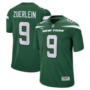 Greg Zuerlein New York Jets  CJP Apparel Team Game Jersey - Gotham Green