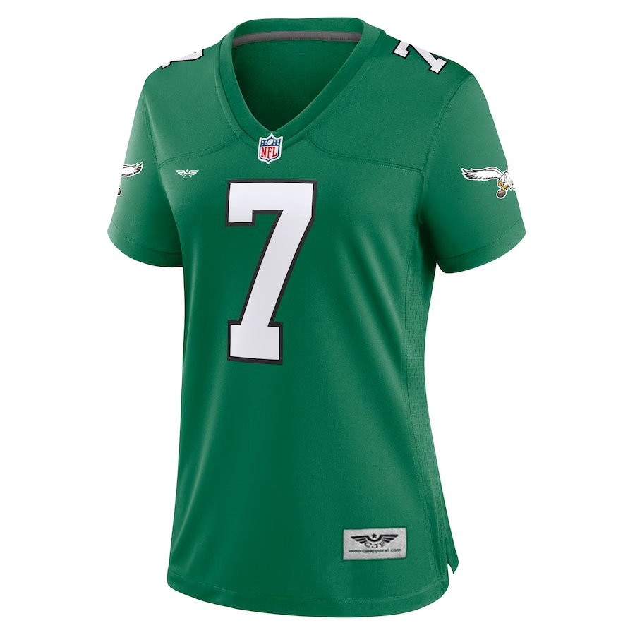 Haason-Reddick-Philadelphia-Eagles-CJP-Apparel-Women's-Alternate-Game-Jersey---Kelly-Green.Furent-Viwe