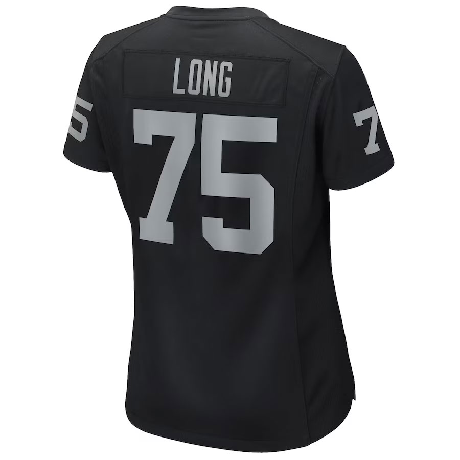 Howie-Long-Las-Vegas-Raiders-CJP-Apparel-Women's-Game-Retired-Player-Jersey---Black.Back-Viwe