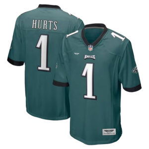 Jalen Hurts Philadelphia Eagles CJP Apparel Player Jersey - Midnight Green