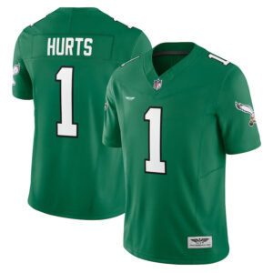 Jalen Hurts Philadelphia Eagles CJP Apparel Vapor F.U.S.E. Limited Jersey - Kelly Green