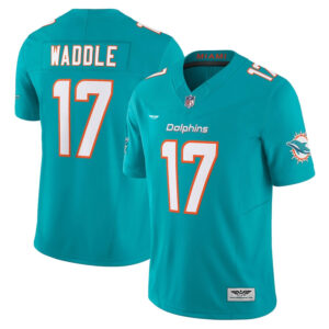Jaylen Waddle Miami Dolphins  CJP Apparel Vapor F.U.S.E. Limited Jersey - Aqua