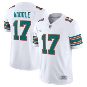 Jaylen Waddle Miami Dolphins  CJP Apparel Vapor F.U.S.E. Limited Jersey - White