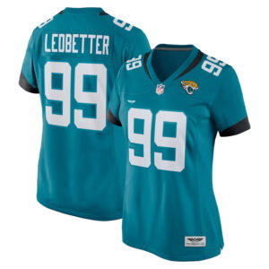 Jeremiah Ledbetter Jacksonville Jaguars CJP Apparel Women's Home Game Player Jersey - Teal