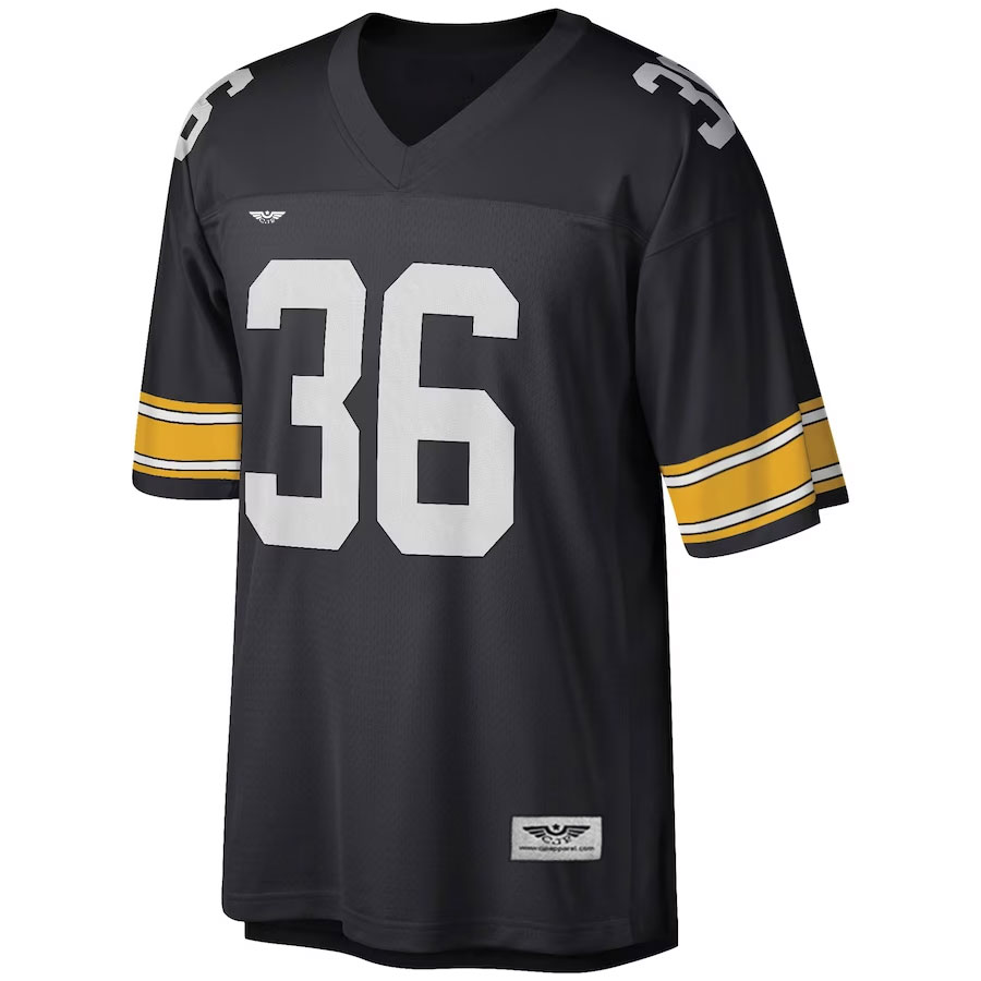 Jerome-Bettis-Pittsburgh-Steelers-Mitchell-&-Ness-Legacy-New-Jersey---Black.Furent-Viwe