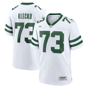 Joe Klecko New York Jets  CJP Apparel Legacy Retired Player Game Jersey - White