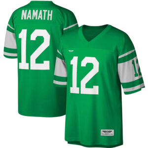 Joe Namath New York Jets  CJP Apparel Legacy  Jersey - Kelly Green