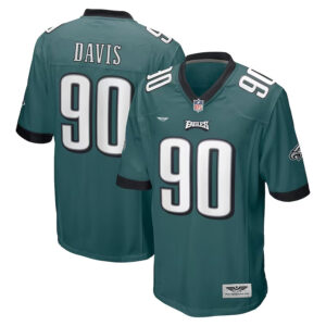Jordan Davis Philadelphia Eagles CJP Apparel Player Game Jersey - Green