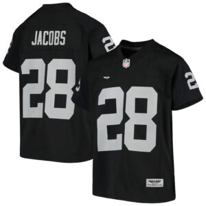 Josh Jacobs Las Vegas Raiders CJP Apparel Game Jersey - Black