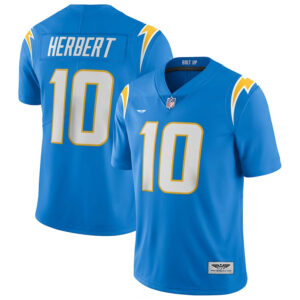 Justin Herbert Los Angeles Chargers CJP Apparel Vapor Limited Jersey - Powder Blue
