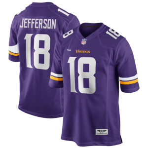 Justin Jefferson Minnesota Vikings  CJP Apparel Player Game Jersey - Purple
