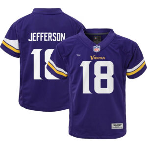 Justin Jefferson Minnesota Vikings CJP Apparel Game Jersey - Purple