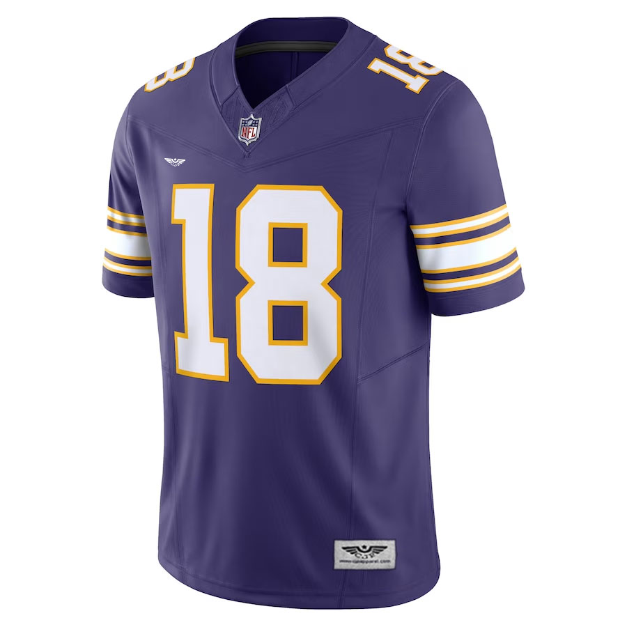 Justin-Jefferson-Minnesota-Vikings-CJP-Apparel-Vapor-F.U.S.E.Furent-Viwe