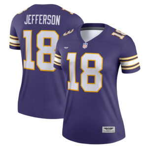 Justin Jefferson Minnesota Vikings  CJP Apparel Women's Alternate Legend Jersey - Purple