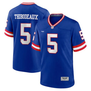 Kayvon Thibodeaux New York Giants CJP Apparel Classic Player Game Jersey - Royal