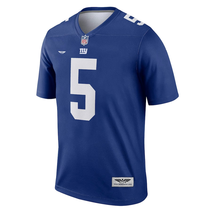 Kayvon-Thibodeaux-New-York-Giants-CJP-Apparel-Legend-Jersey---Royal.Furent-Viwe