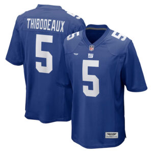 Kayvon Thibodeaux New York Giants CJP Apparel Player Game Jersey - Royal